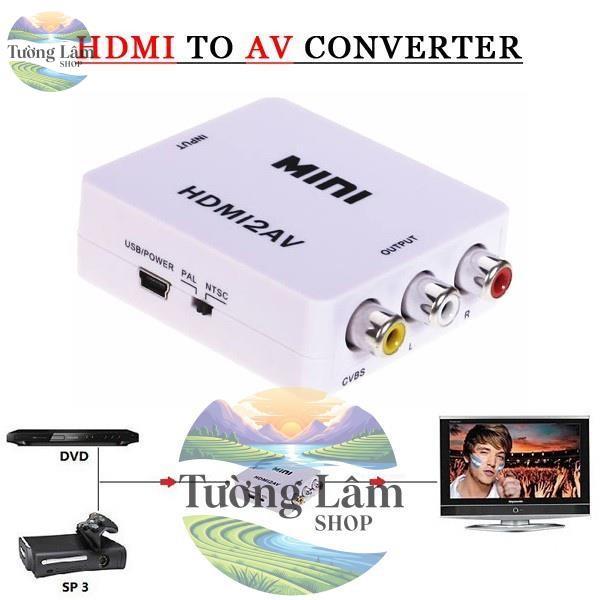 Bộ Chuyển Đổi HDMI Sang AV Full HD 1080 - HD Video Converter - HDMI2AV