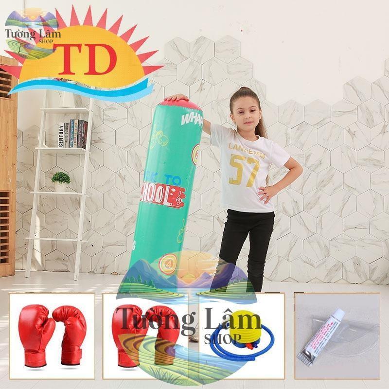 Bao trụ đấm bốc tự cân bằng cho bé,trụ đấm boxing, đấm bốc trẻ em, trụ hơi boxing