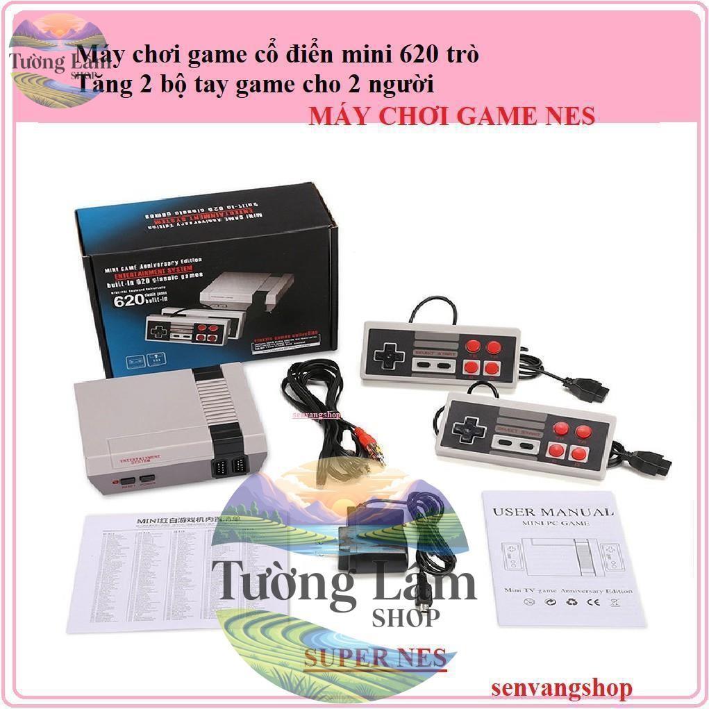 Máy chơi game cổ điển mini 620 trò Tăng 2 bộ tay game cho 2 người_SUPER NES Classic Phiên Bản Máy SN