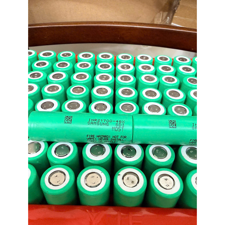Pin tháo khối pin xe điện Li ion Samsung 21700 48X 4800mAh 20A bọc sẵn