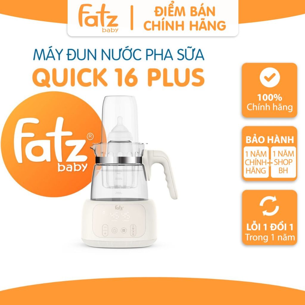 Máy đun nước pha sữa Fatz Baby Quick 16 Plus hâm nước pha sữa điều khiển từ xa thông minh FB3508HB