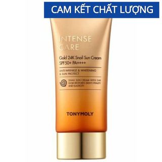  Kem chống nắng ốc sên vàng 24k Tonymoly Intense Care Gold 24k Snail Sun Cream 