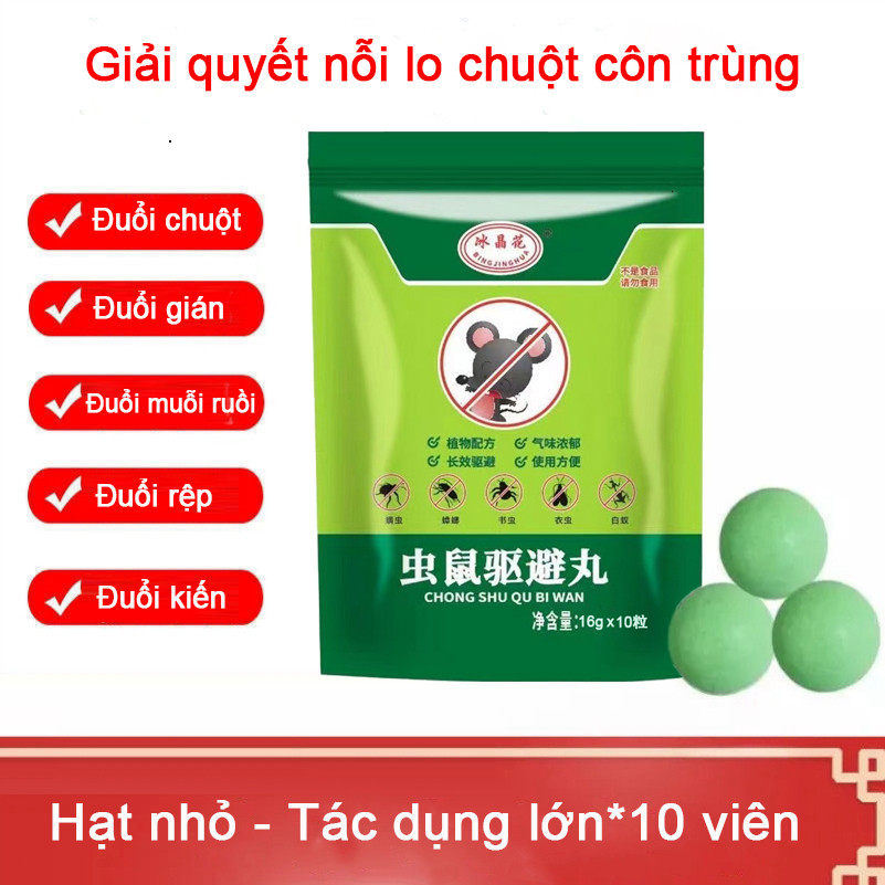 [ COMBO 10 GÓI ] Viên Đuổi Chuột PTLUXURY Hiệu Quả  An Toàn Không Độc Hại