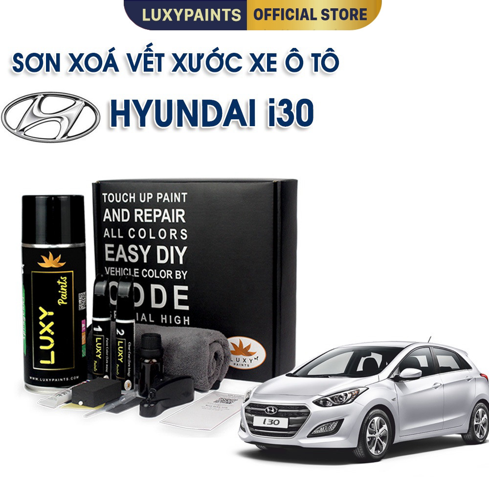 Xoá Xước Xe Ô Tô Hyundai i30 LUXYPAINTS Màu Chuẩn Code Hãng, Sơn Xoá Vết Xước Ô Tô Bền Màu