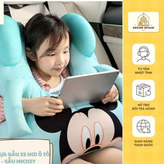  Gối tựa đầu ô tô cho bé thế hệ cải tiến – Gối ngủ trên xe hơi chống gục cổ mềm mại tiện lợi du lịch 