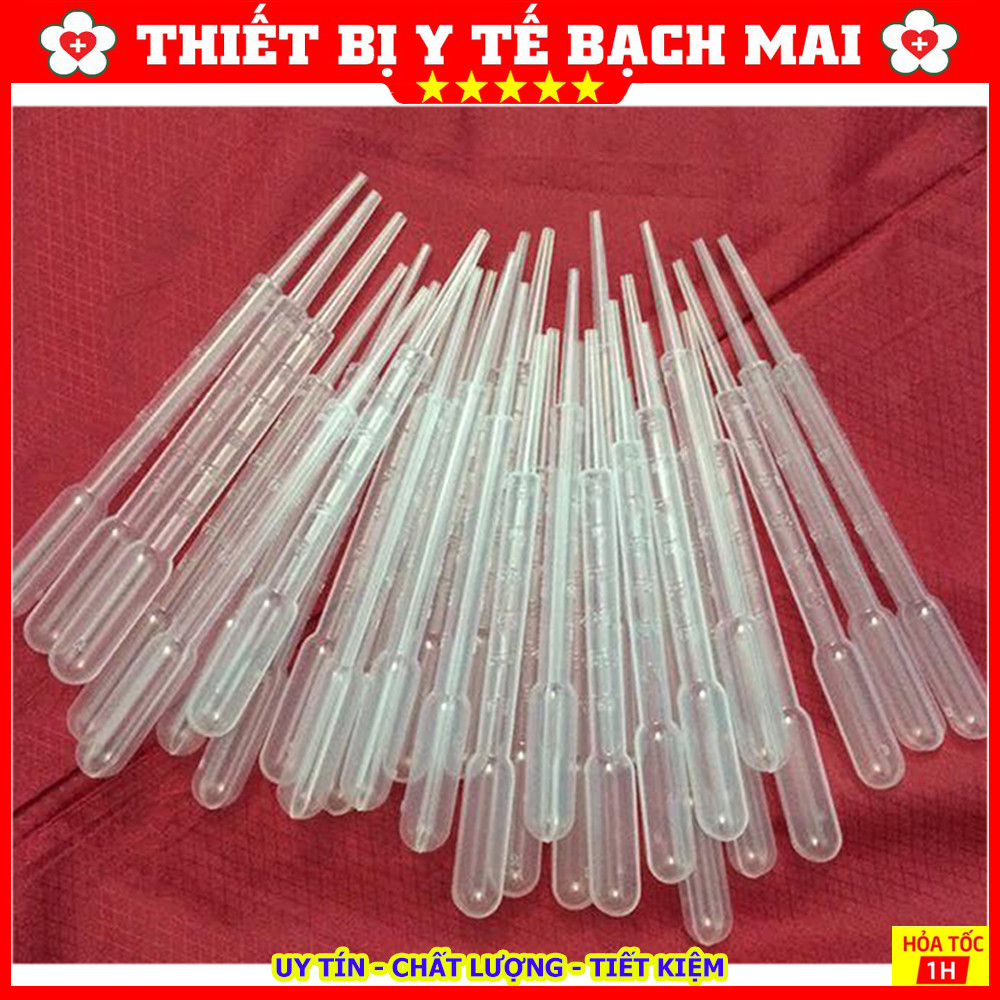 [100 CÁI] PIPET NHỰA 5ML-ỐNG HÚT NHỎ GIỌT 5ML-ỐNG HÚT SỮA CHO BÉ 5ML