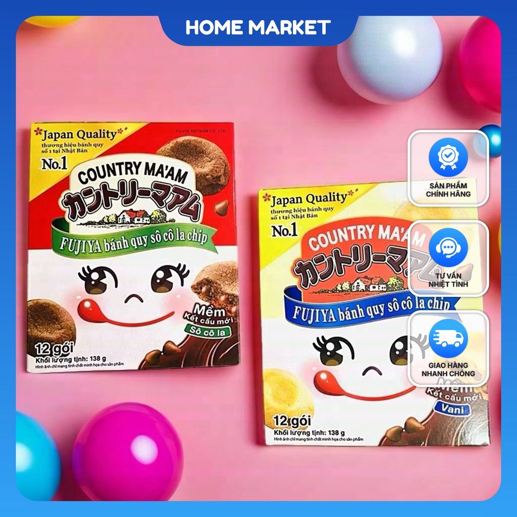 BÁNH QUY SOCOLA CHIP COUNTRY MA'AM FUJIYA