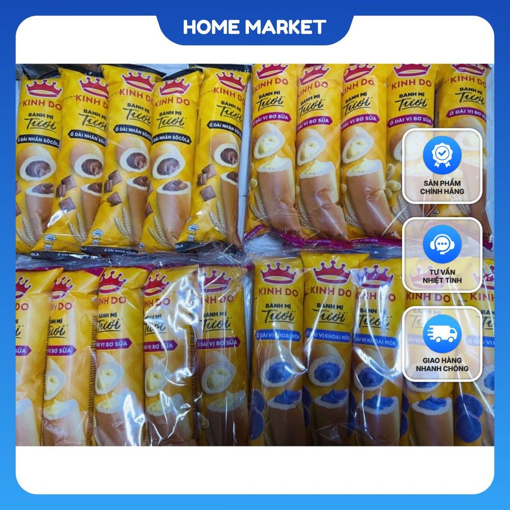 ComBo 5 Ổ Bánh Mì Ổ Dài 90g