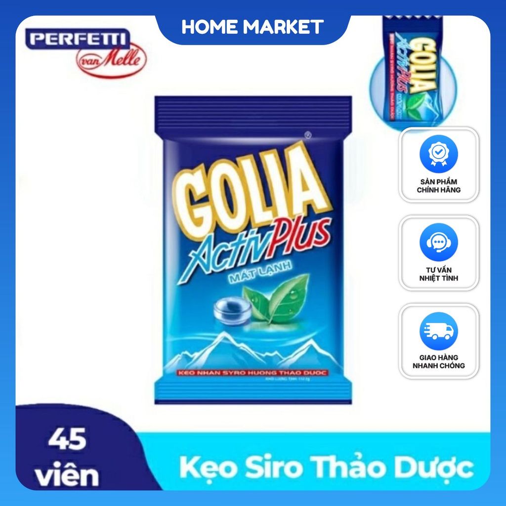 Kẹo Golia Active Plus gói 108g(34 viên)