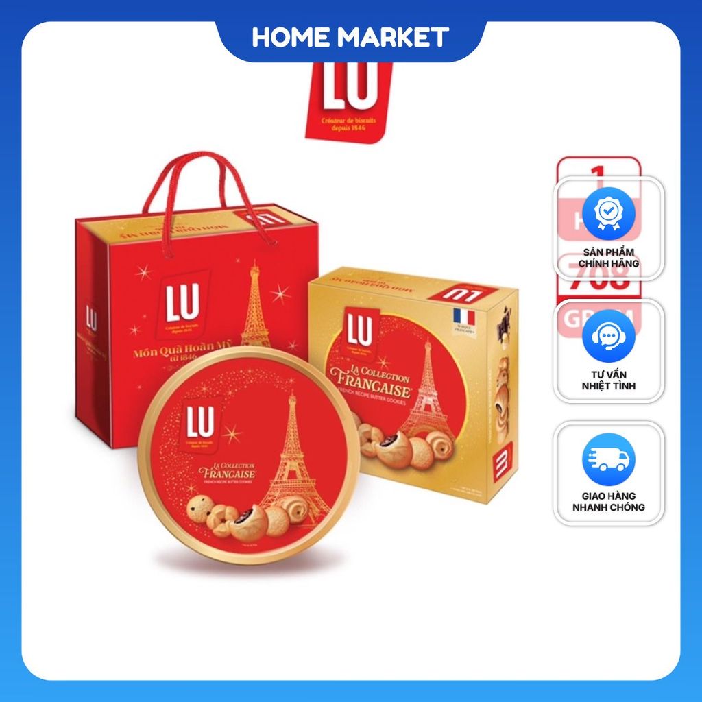 BÁNH QUY BƠ THẬP CẢM LU PHÁP 708G