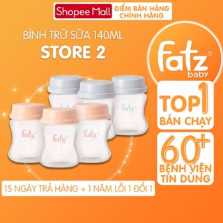  Bình trữ sữa Fatzbaby 140ml 150ml  bộ 3 bình  