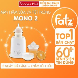 Máy hâm sữa Fatzbaby Mono 2 tích hợp 4 chức năng FB3002SL