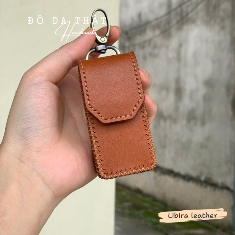 Bao da Túi Đựng Chống Sốc Bảo Vệ Ổ Cứng Di Động SSD Kingston X1000 ,xs2000 da thật handmade làm theo