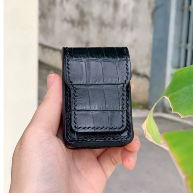Bao da đựng bật handmade làm theo yêu cầu, đủ loại bật zippo, dupont, khẩu thủ công