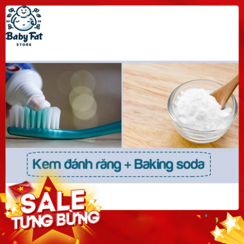 ( hoachatvn ) gói Baking Soda (Khổng Lồ), muối nở Baking Soda, Baking Soda Mix Bạc Hà, đắp mặt, khử 