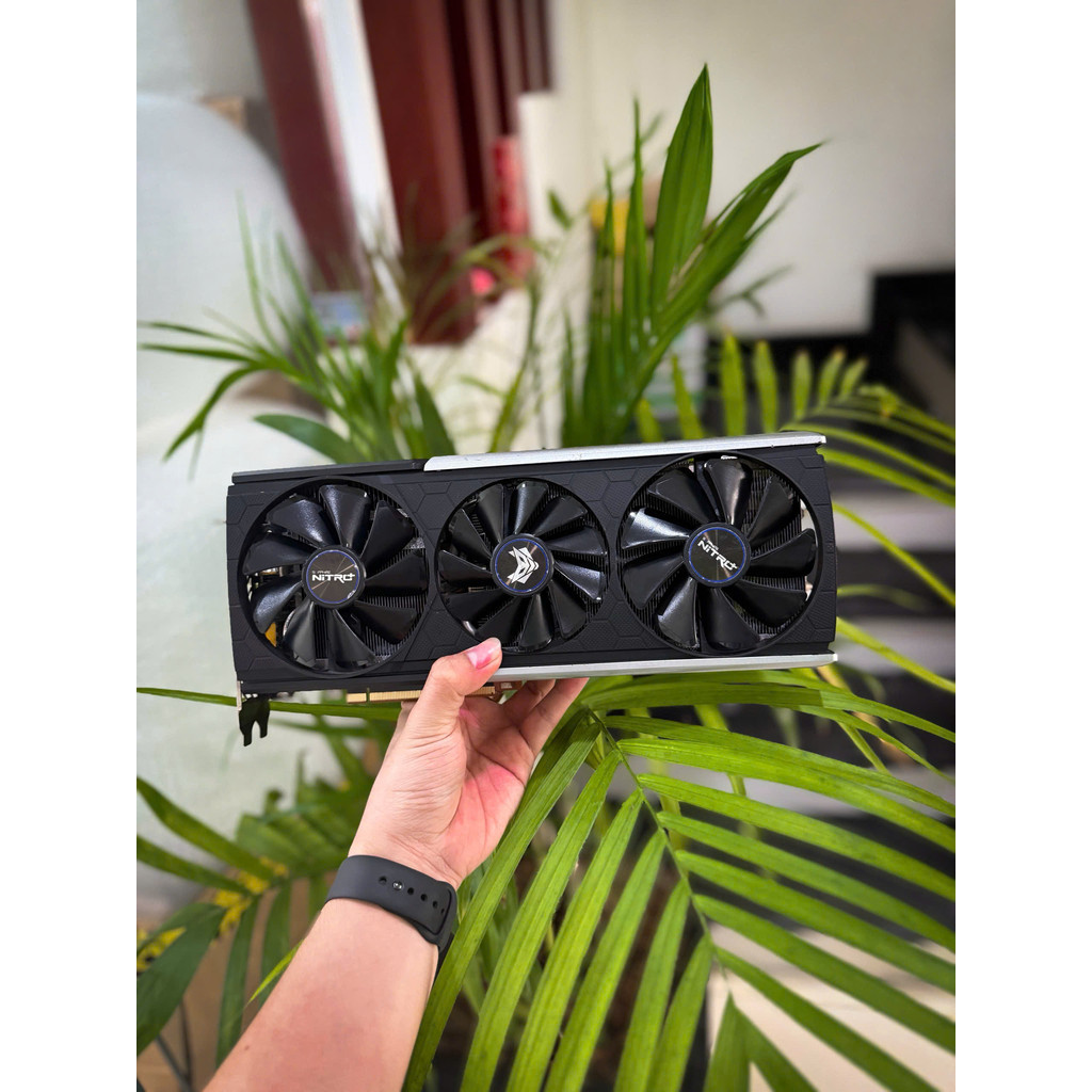 CARD MÀN HÌNH SAPPHIRE NITRO+ RX 5700 XT 8G GDDR6 Cũ ngoại hình khá LED RGB, Bảo hành 1 Tháng | BigBuy360 - bigbuy360.vn