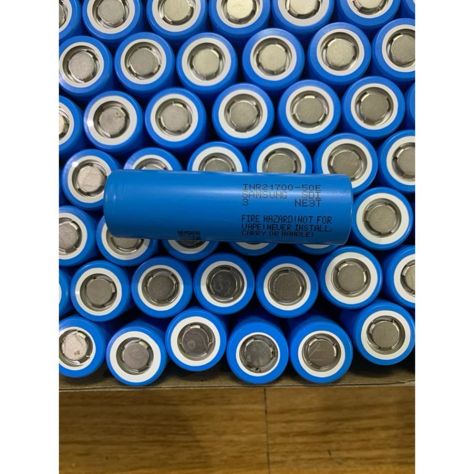 Samsung 50E 21700 mới dung lượng 5000mah Xả 15A.