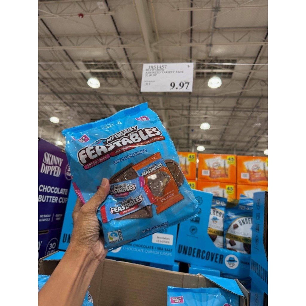 Kẹo Socola MR.BEAST FEASTABLES 909g Ngon Tuyệt Vời