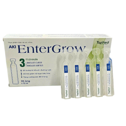 AKI ENTER GROW  Men tiêu hoá  bổ sung lợi khuẩn cân bằng vi khuẩn đường ruột tiêu hóa tốt hơn men mo