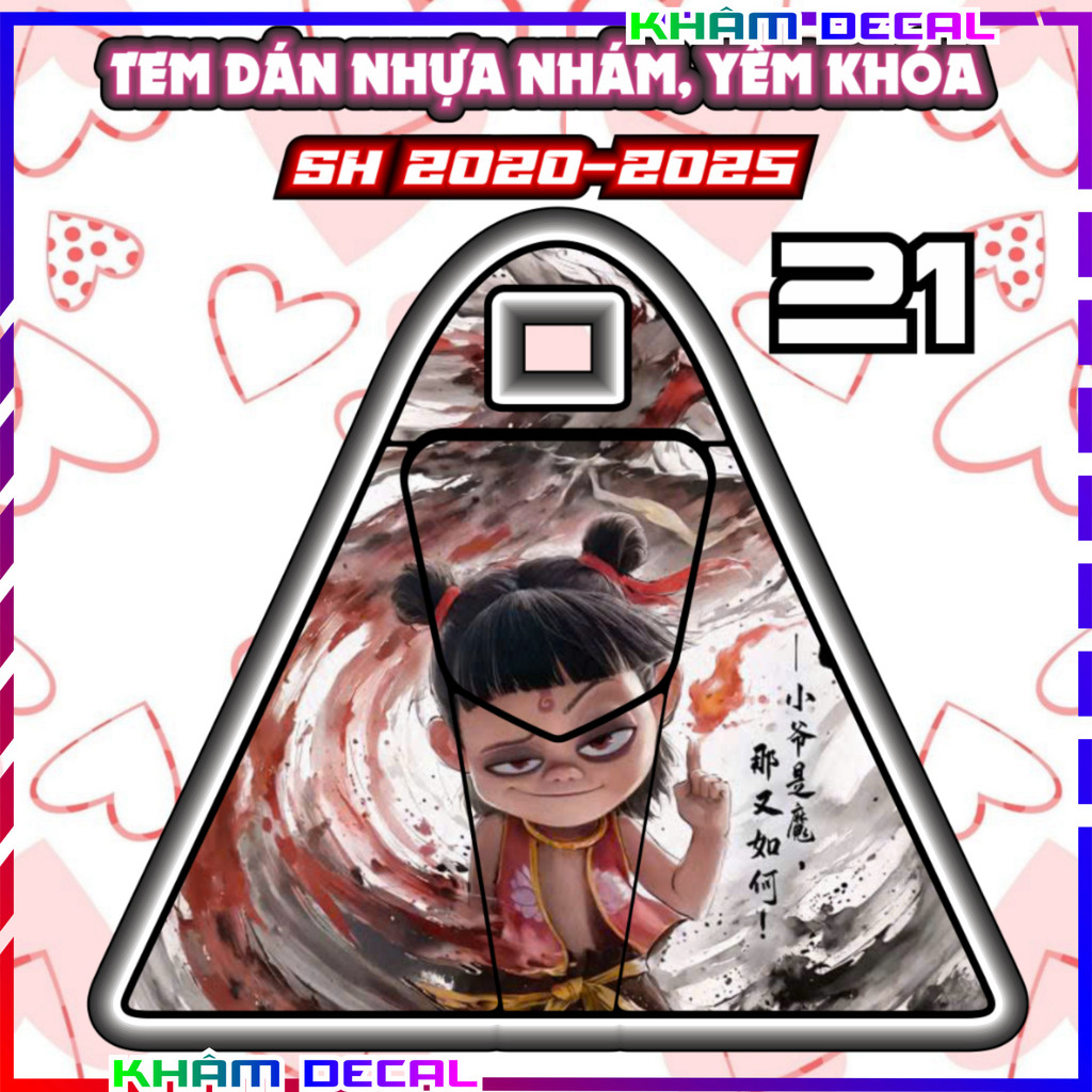 Sticker bảo vệ chống xước cho yếm nhựa xe SH 150i 125i 2020-2025 - Baby Three