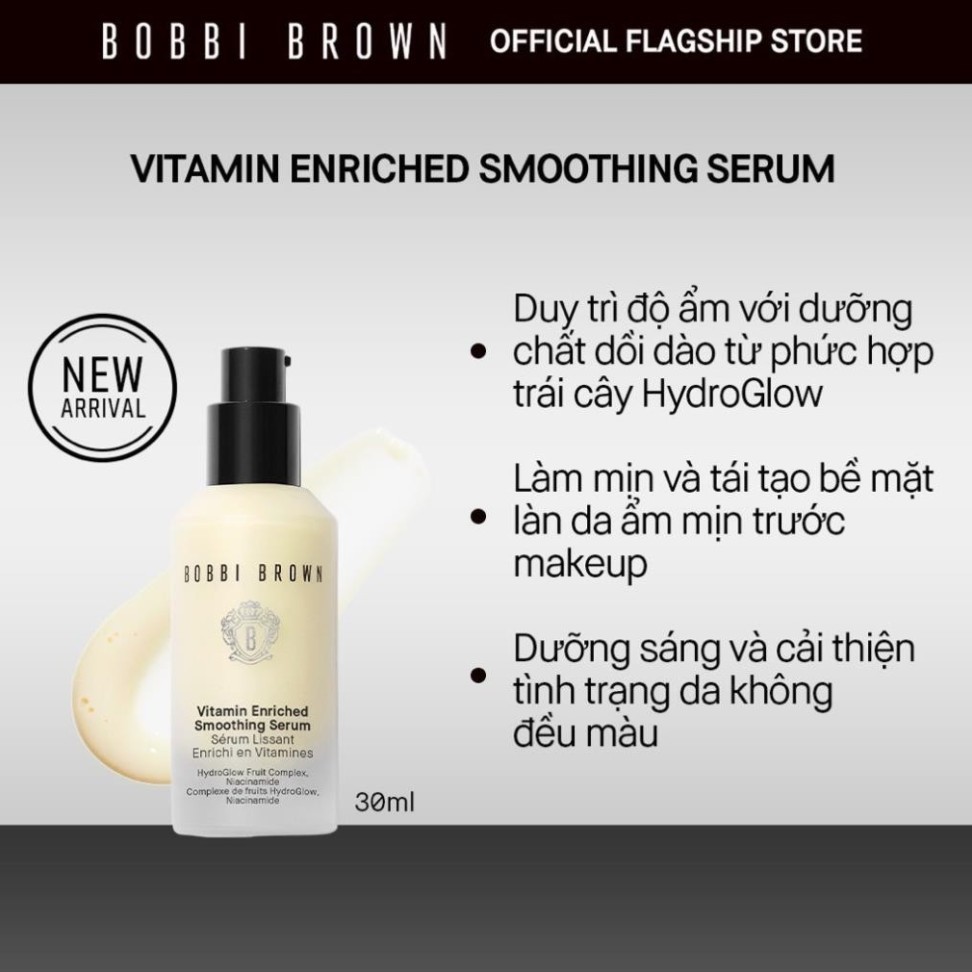 [30ml] Serum Bobbi Brown dưỡng ẩm làm căng mịn da Bobbi Brown Vitamin Enriched 30ml