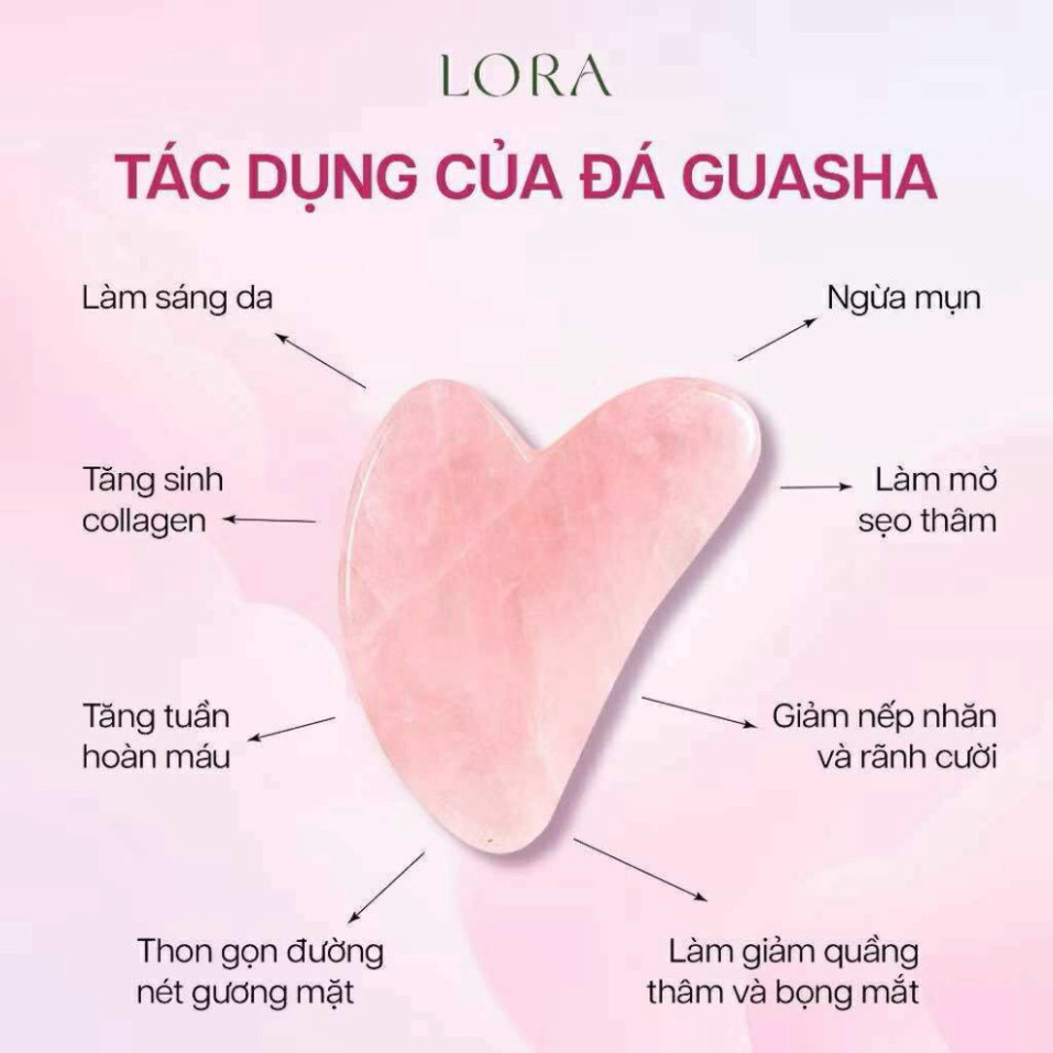 Guasha Mát Xa Mặt, Đá Guasha Giúp Thon Gọn Nâng Cơ Trẻ Hóa Làn Da, Đá Guasha massage mặt Cao Cấp