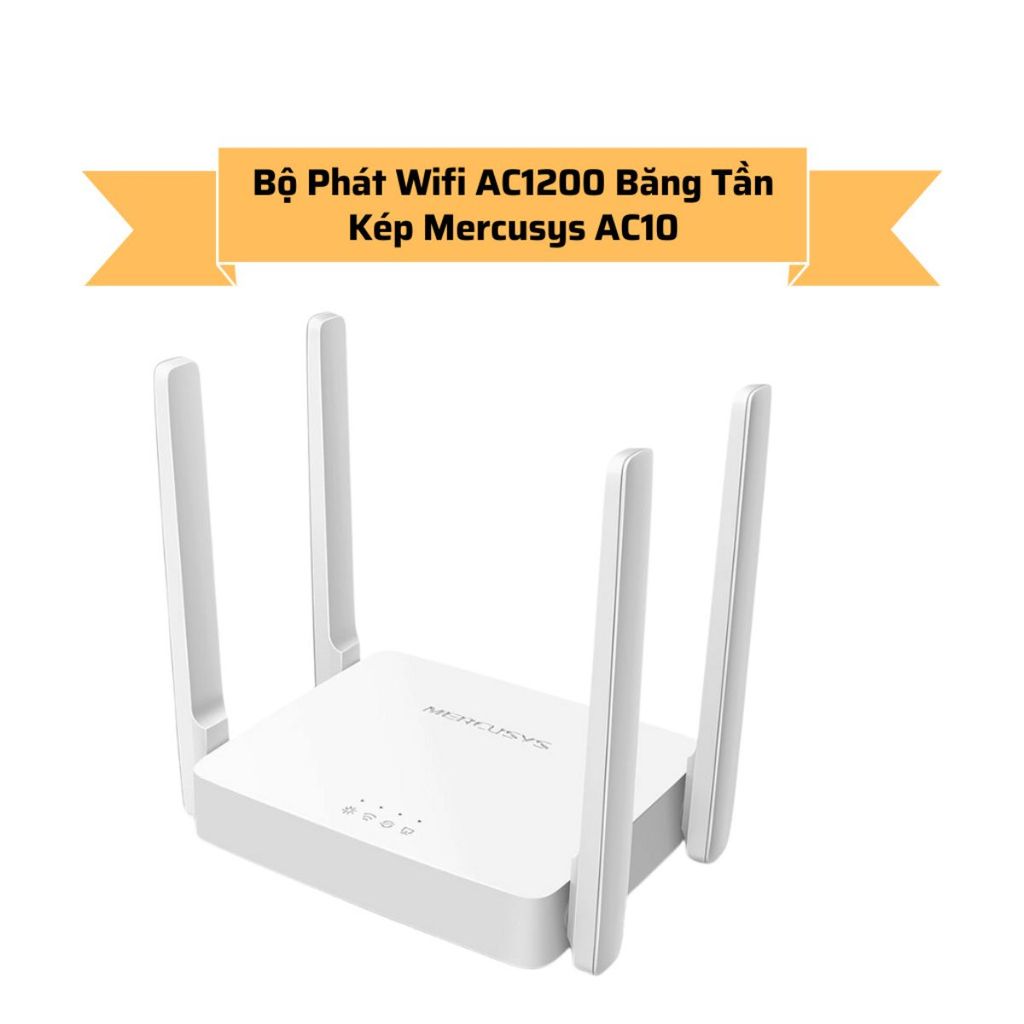 [Hỏa Tốc] Bộ Phát Wifi AC1200 Băng Tần Kép Mercusys AC10