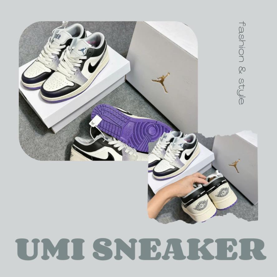 Giày Thể Thao SE Rắn Tím, Giày Sneaker Cổ Thấp Thời Trang Phong Cách Full size nam nữ (Tăng 1sz).