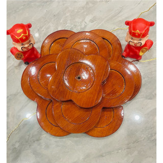 Tháp hoa, Tháp Bày Bia, Nước Ngọt 3 tầng chất liệu nhựa cao cấp- Trưng bày trên ban thờ GIA TIÊN, THẦN TÀI. AMIZIN