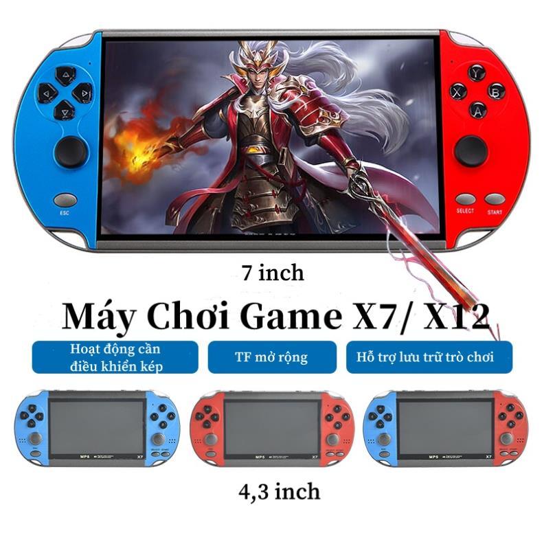 Hàng LIKENEW 95% Máy chơi game cầm tay X7 gồm 900 trò, màn hình 4.3 inch , nghe nhạc, xem phim, đọc sách