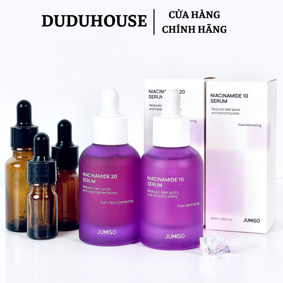 TT Tinh Chất Jumiso Niacinamide 10/20% Serum Kiềm Dầu Dưỡng Sáng Mờ Thâm 40ml Duduhouse T