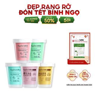  Dầu gội tẩy tế bào chết SPES tinh chất muối biển sạch gàu da đầu dưỡng ẩm kiềm dầu và phồng tóc 280g 