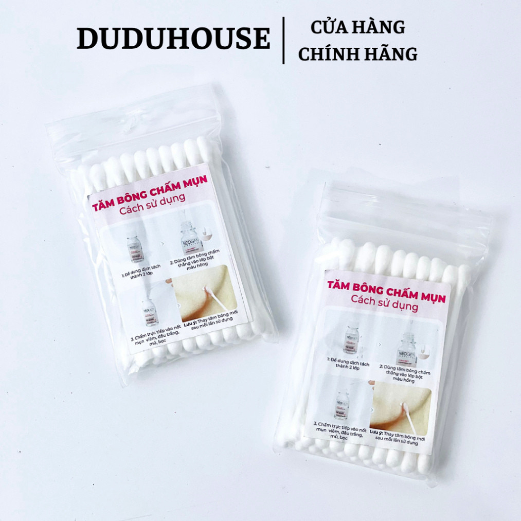 TT Tăm B ông Gỗ Hỗ Trợ Nặn Mụn Và Chấm Mụn Neogen T