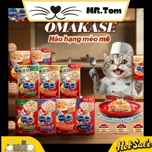 Pate Sliver Spoon gói 60g Cao cấp - Pet Shop Go Vap