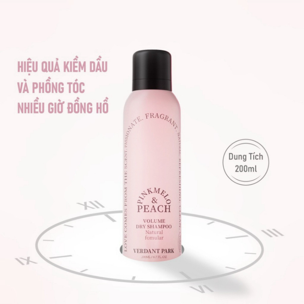 TT Dầu Gội Khô Verdant Park Volume Dry Shampoo Giúp Kiềm Dầu 200ml T