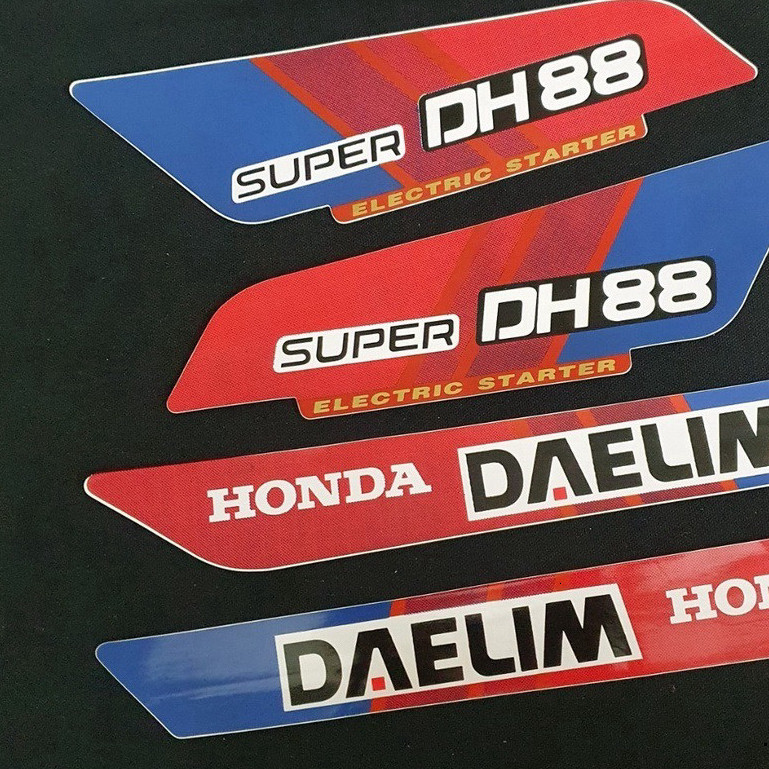 Bộ tem trang trí dàn áo SUPER DH 88 chất lượng cao, chuẩn zin, bền bỉ.