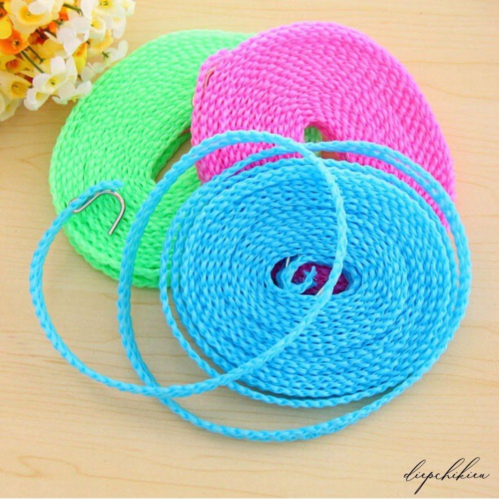 Dây phơi quần áo, dây phơi quần áo cước thông minh tiện dụng và chắc chắn nhiều màu V5