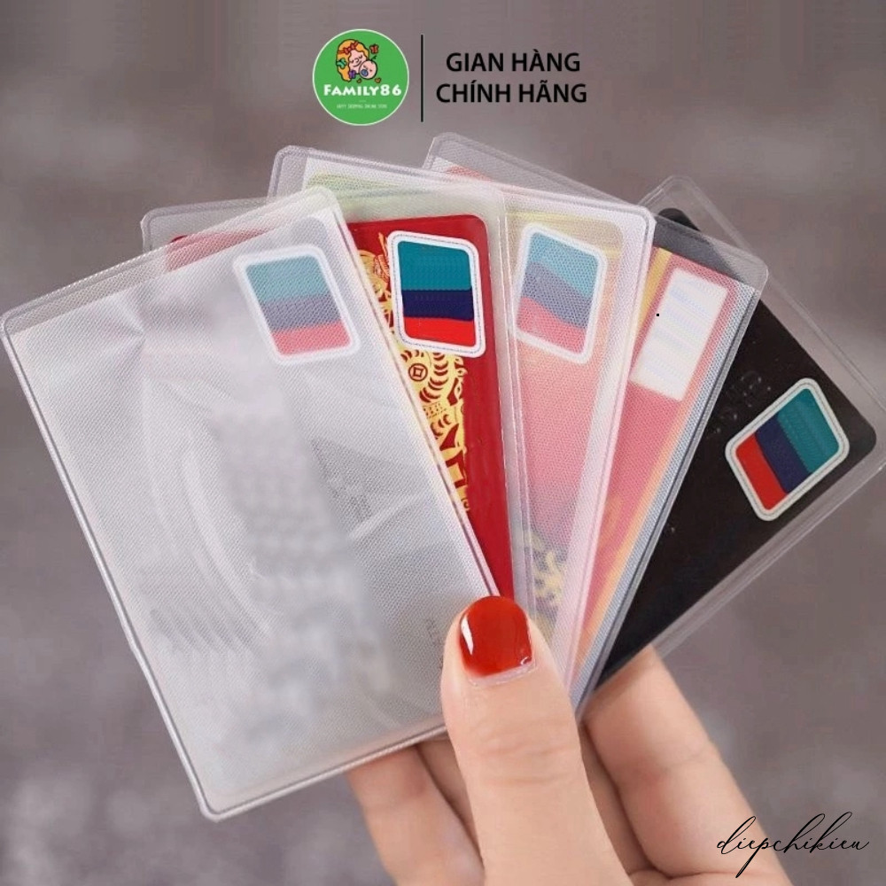 SET8 Bọc Căn Cước Công Dân Trong Suốt Chống Xước, Bao Bọc CCCD Thẻ Ngân Hàng ATM Bằng Lái Xe V5