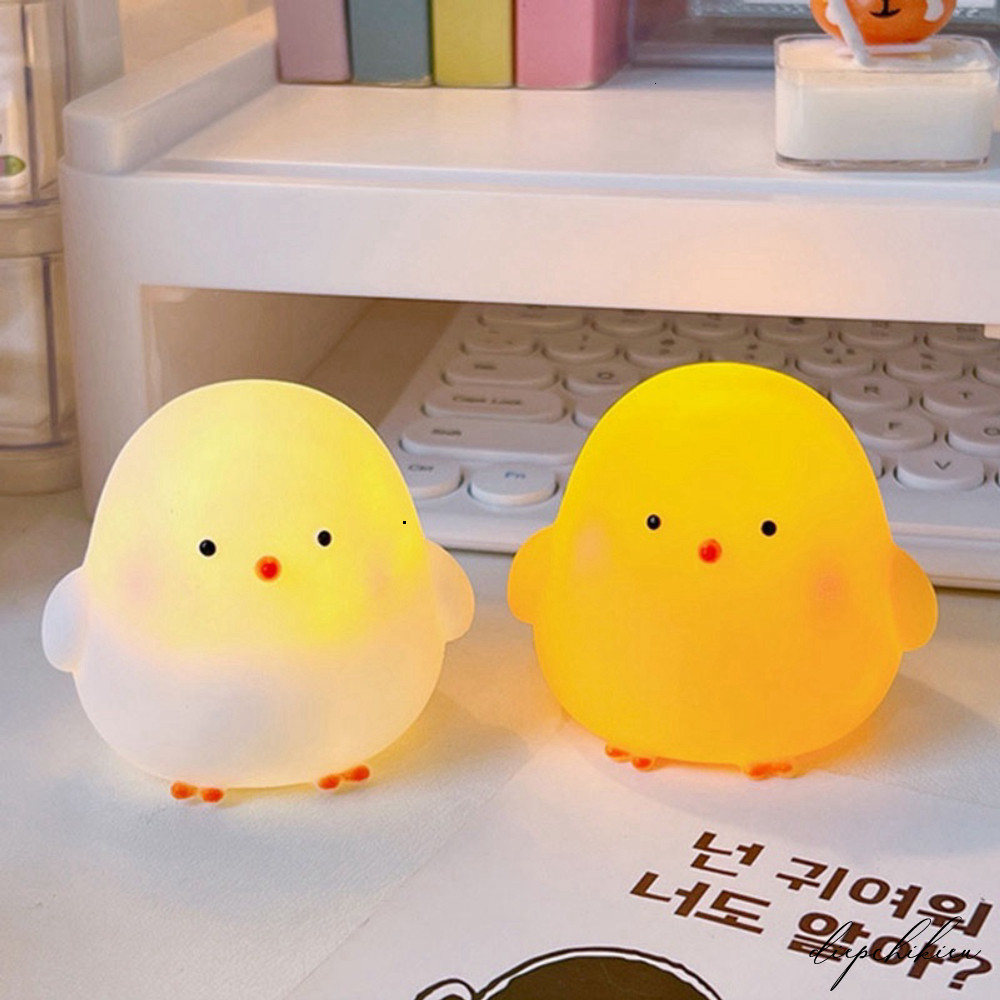 Đèn led dercor phòng ngủ mini hình CON GÀ VỊT , đèn ngủ 3D trang trí phòng ngủ siêu đẹp V5