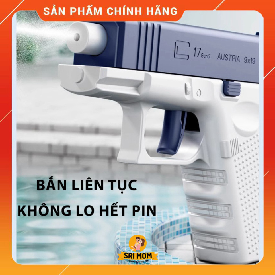 Đồ súng phun nước mini M1911 đồ chơi mùa hè dành cho bé giải trí vận động ngoài trời