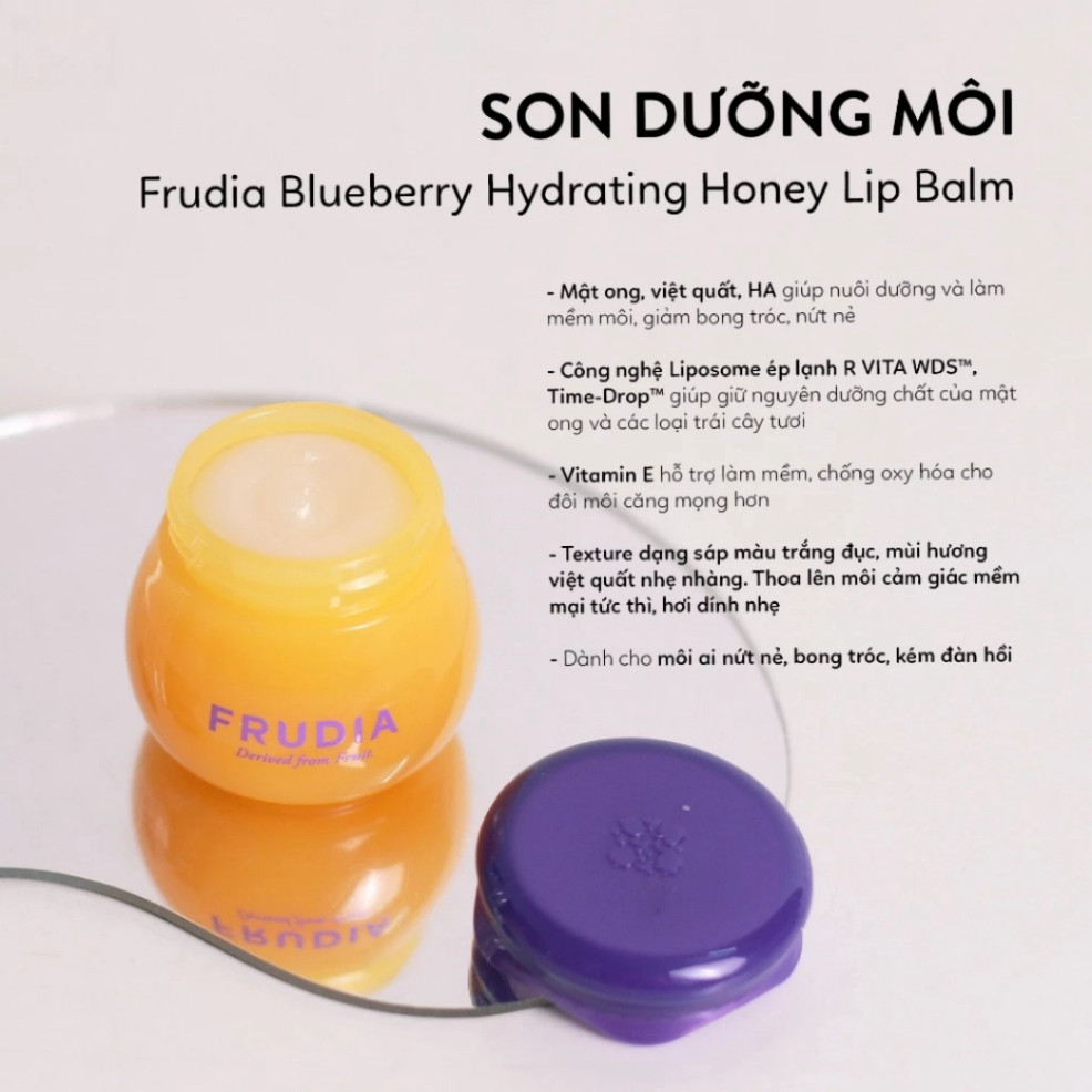 TT Son Dưỡng Mật Ong Frudia Việt Quất, Lựu 10g TT