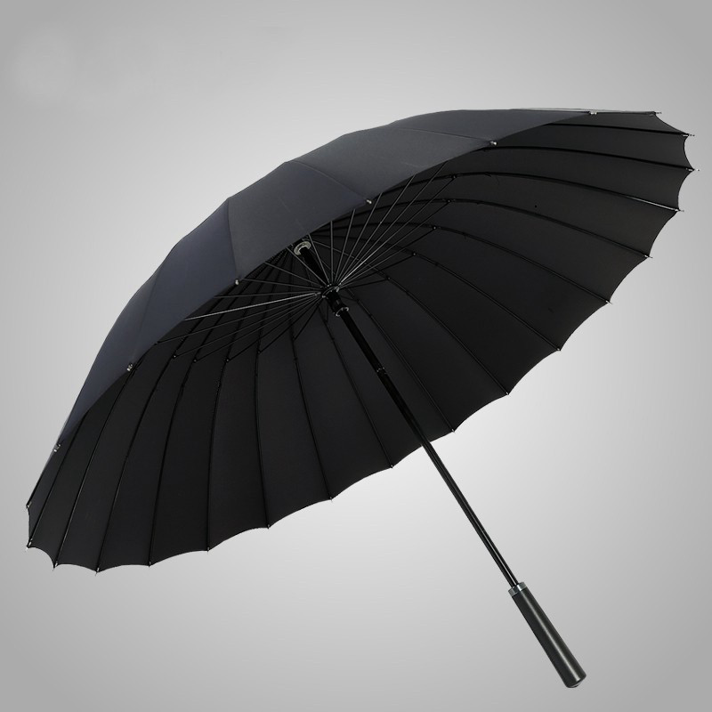 Ô lớn siêu bền 24 nan cán dài, chống lật tuyệt đối cho mọi thời tiết.