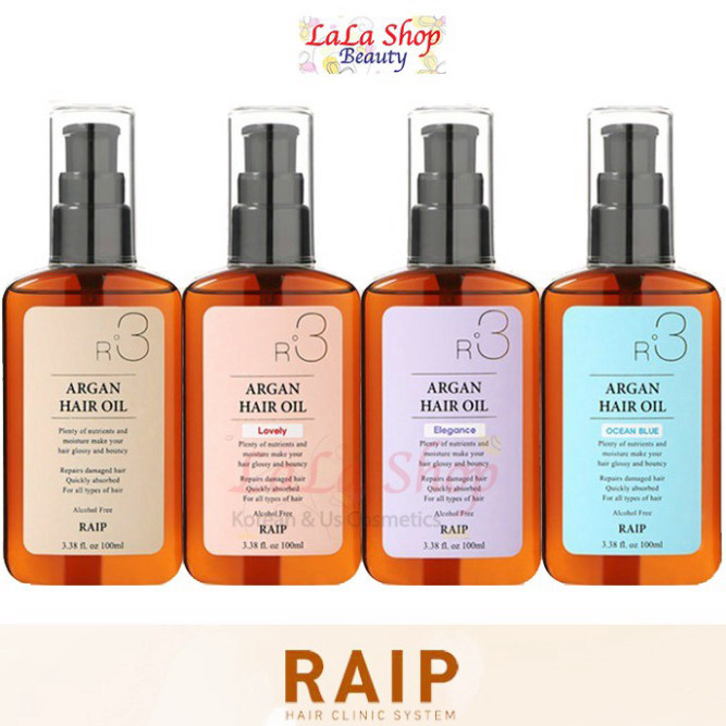 [1/3 lọ] Dầu Dưỡng Tóc Argan Raip R3 Argan Hair Oil