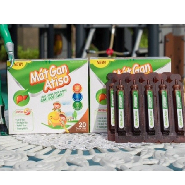 Mát Gan - Atiso Thanh nhiệt, giải độc, mát gan, lợi tiểu, tăng cường chức năng gan, bị mẩn ngứa, mày