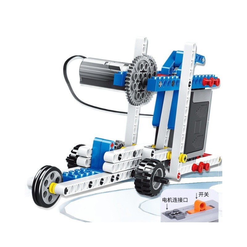 Phiên bản tiếng Nga của khối xây dựng xuyên biên giới tương thích với Lego9686Khối xây dựng giáo dục