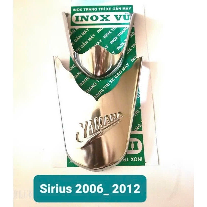 Bộ Mỏ dè trước & đuôi dè Inox Sirius cũ 2006-2012, Sirius Fi 2013-2021, Sirius Fi 2022-2024