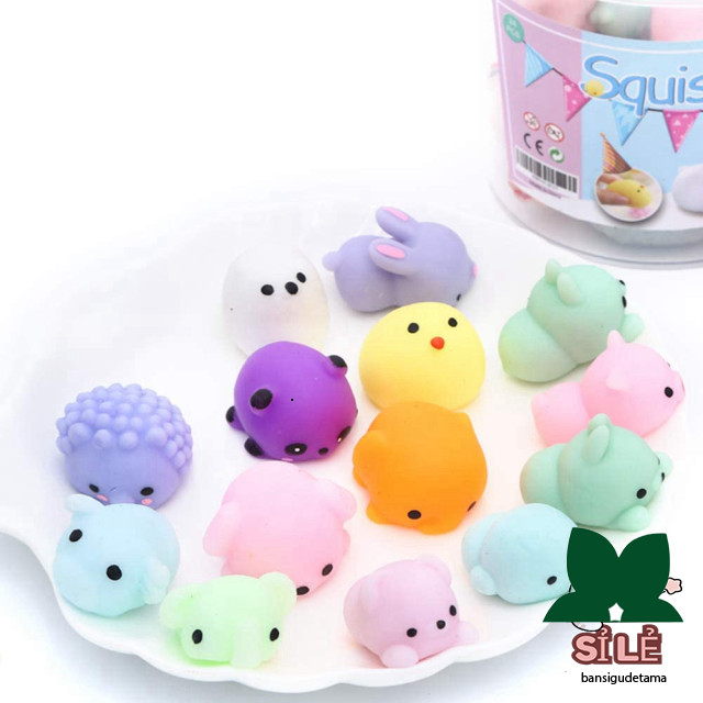 Set 10 Đồ Chơi Squishy Mini Dễ Thương Cho Bé squishy
