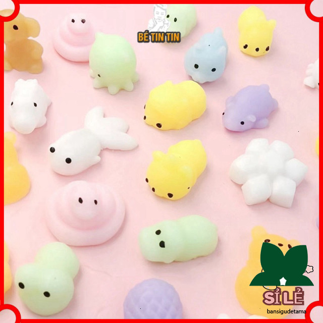 Combo 2 Thú mochi xả stress - Đồ chơi thú mochi squishy squishy