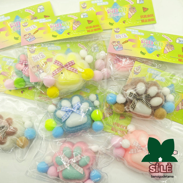 Combo 20 chiếc Squishy các mẫu Chân mèo, bánh Donut hot trend squishy