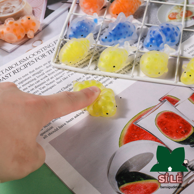 Combo 10 squishy mini có hạt 🎀 squishy bóp mềm giảm stress cực vui, đồ chơi squishy mini bóp tay mềm